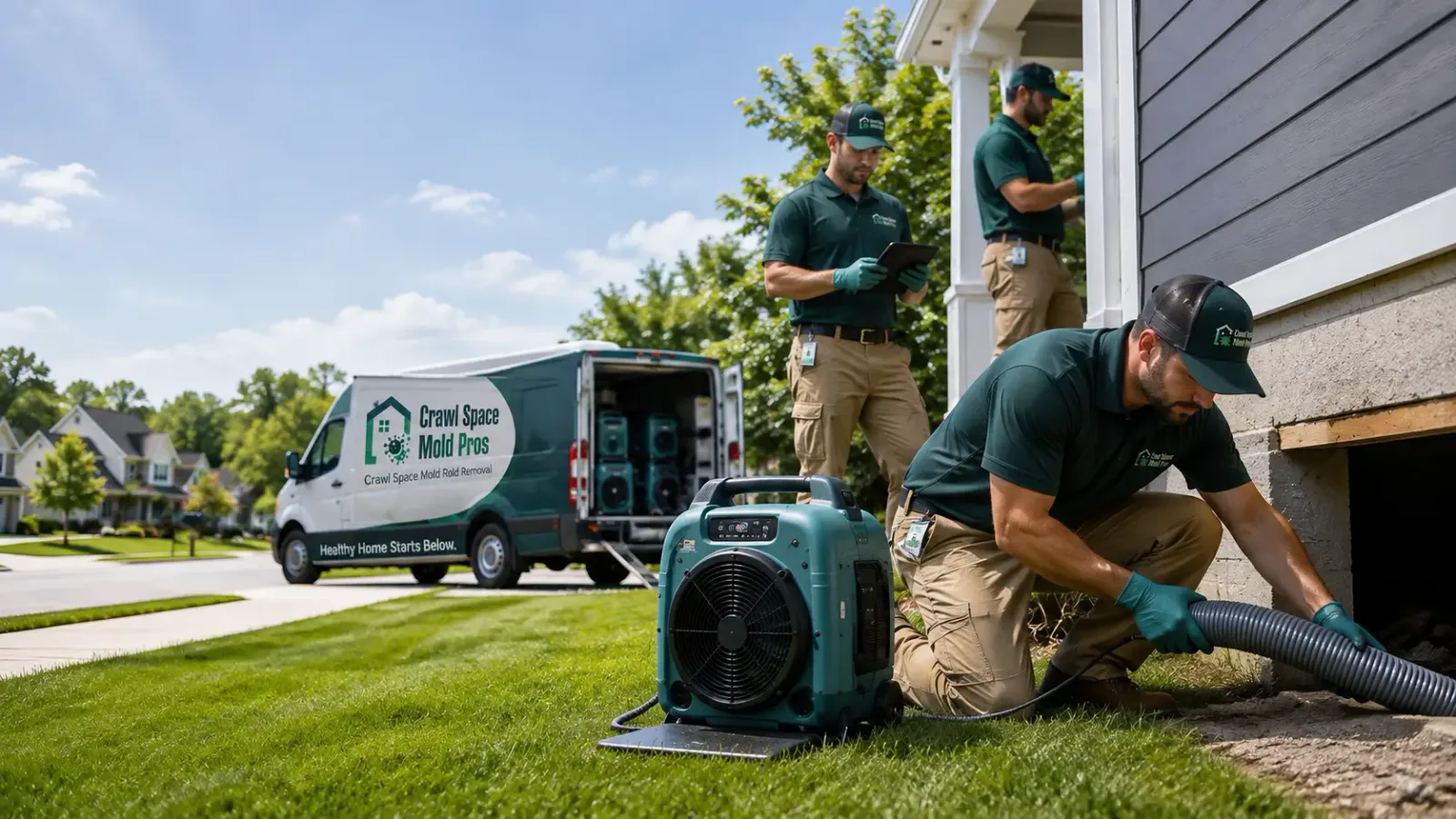 Crawl Space Mold Removal in Hoffman Estates, IL